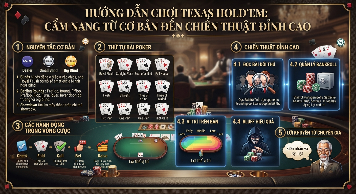 hướng dẫn chơi texas holdem